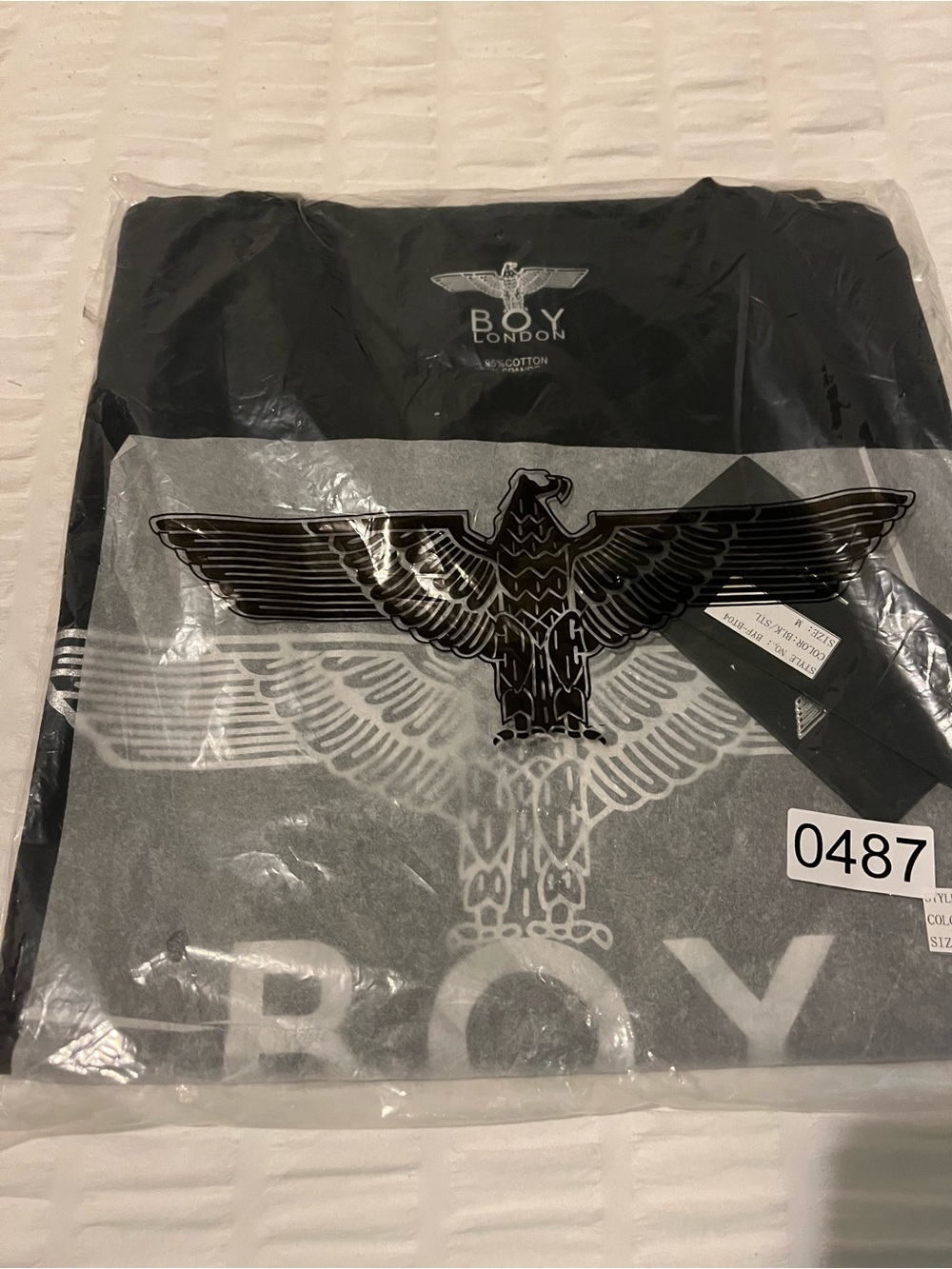 BOY London Black Graphic Eagle Tee - Black